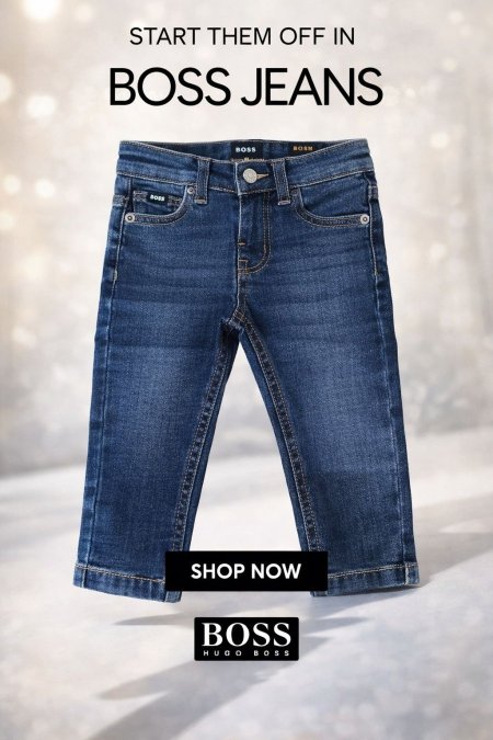 جينز boss غامق